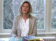 Jacqueline Zuidweg presenteert haar serie Vallen opstaan en weer doorgaan op het kantoor van Zuidweg & Partners in Hilversum. Deze keer met het onderwerp: franchise.
